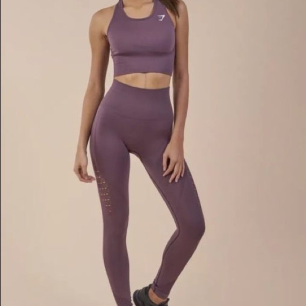 Gymshark Seamless High Waisted & top set.
